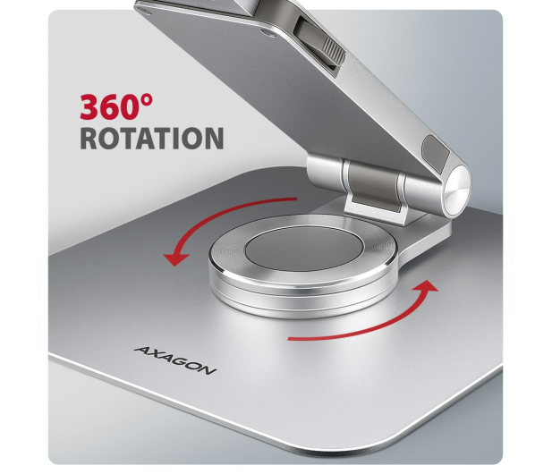 Axagon STND-LR, Podstawka obrotowa do i tabletów laptopów - 1353486 - zdjęcie 7